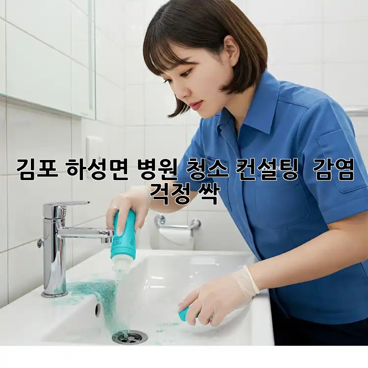 김포 하성면 병원 청소 컨설팅 🏥✨ 감염 걱정 싹!