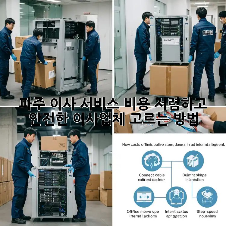 파주 이사 서비스 비용: 저렴하고 안전한 이사업체 고르는 방법