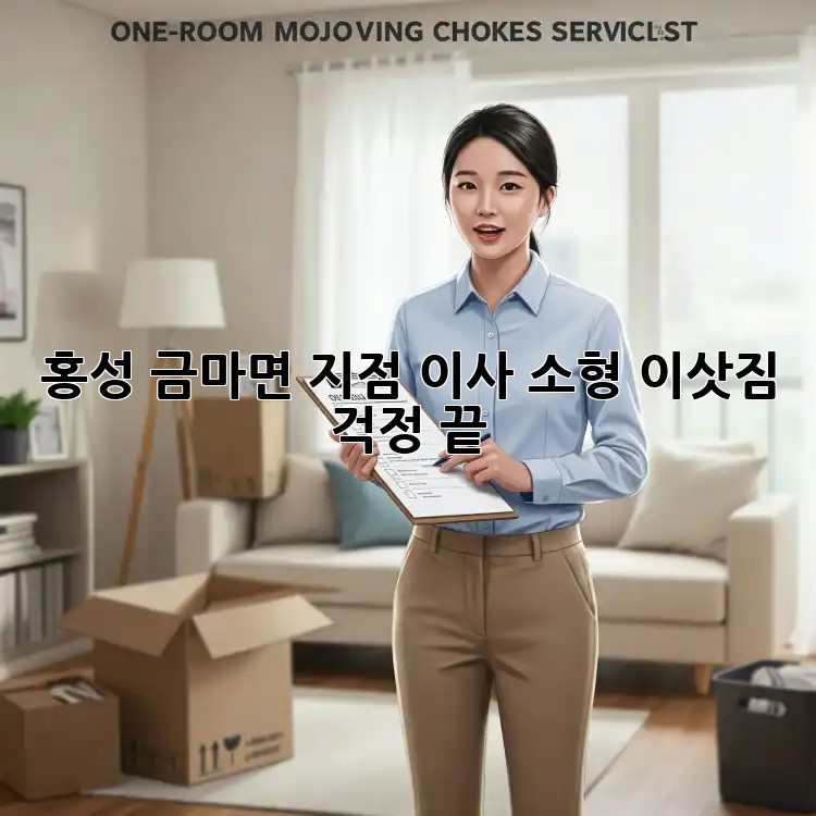 홍성 금마면 지점 이사, 소형 이삿짐 걱정 끝!