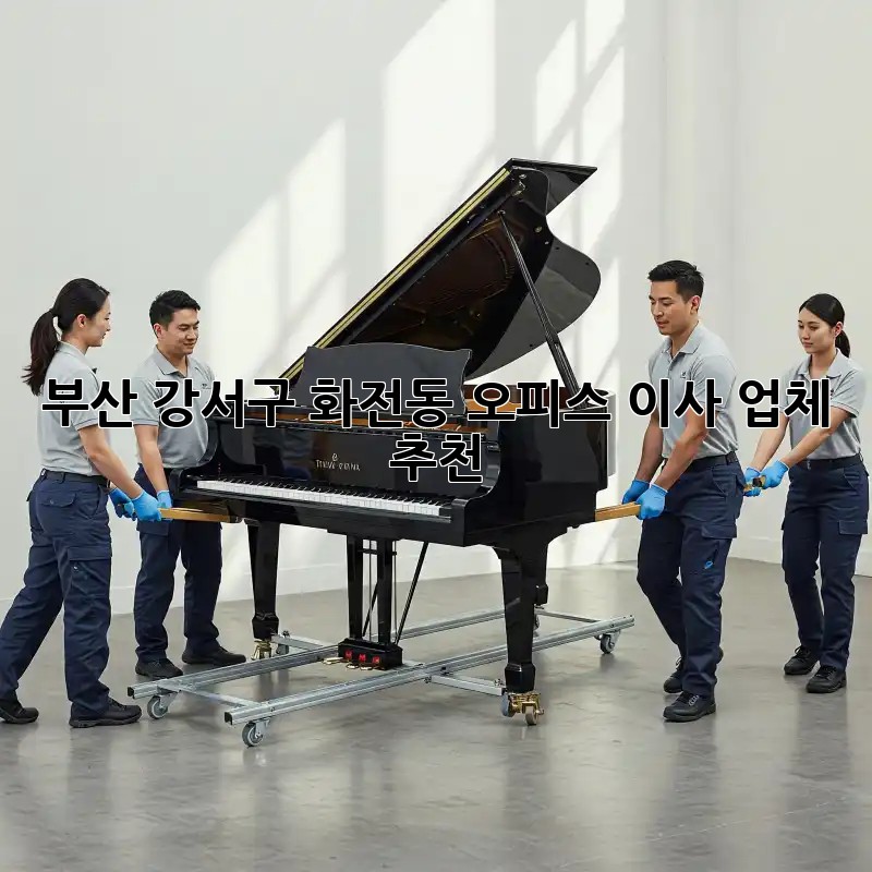 부산 강서구 화전동 오피스 이사 업체 추천