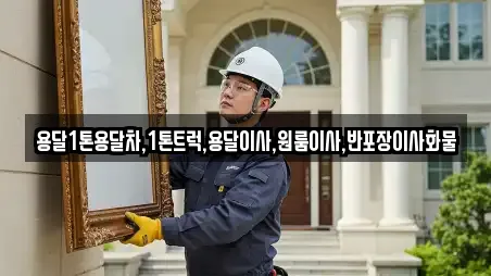 용달1톤용달차,1톤트럭,용달이사,원룸이사,반포장이사화물